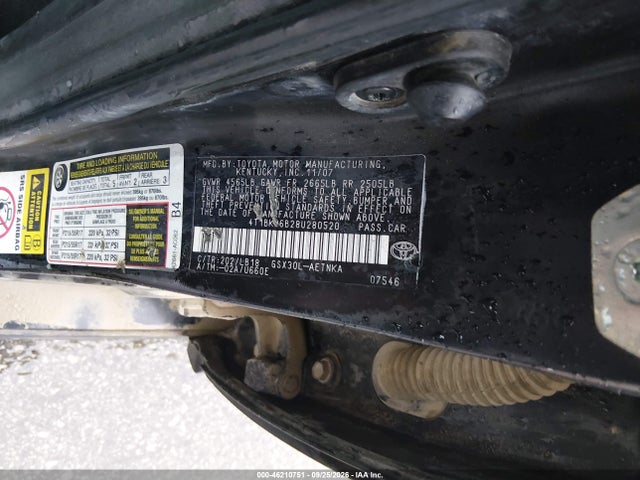 Aukcja sprzedaży 2008 Toyota Avalon Touring, vin: 4T1BK36B28U280520, numer aukcji: 46210751