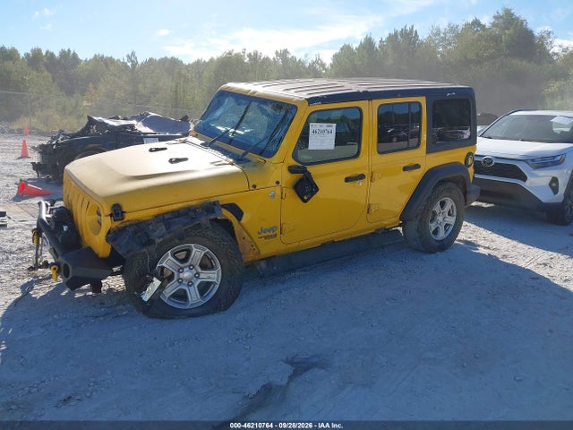 2020 Jeep Wrangler Unlimited Sport S 4x4 მანქანა იყიდება აუქციონზე, vin: 1C4HJXDN2LW142575, აუქციონის ნომერი: 46210764