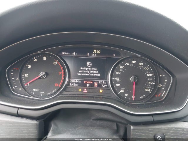 46210800 :رقم المزاد ، WAUKMAF40JA108477 vin ، 2018 Audi A4 2.0t Tech Ultra Premium/2.0t Ultra Premium مزاد بيع