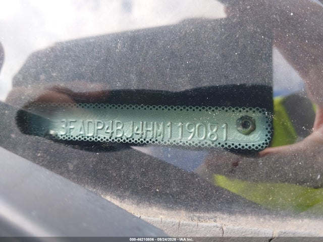 2017 Ford Fiesta Se მანქანა იყიდება აუქციონზე, vin: 3FADP4BJ4HM119081, აუქციონის ნომერი: 46210806