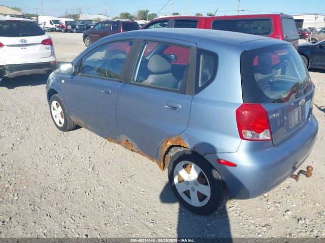 Продажа на аукционе авто 2007 Chevrolet Aveo 5 Special Value, vin: KL1TD666X7B793667, номер лота: 46210840