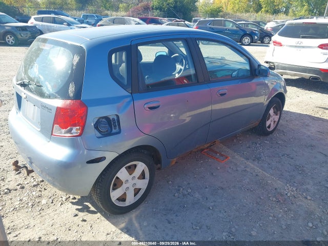 Продажа на аукционе авто 2007 Chevrolet Aveo 5 Special Value, vin: KL1TD666X7B793667, номер лота: 46210840