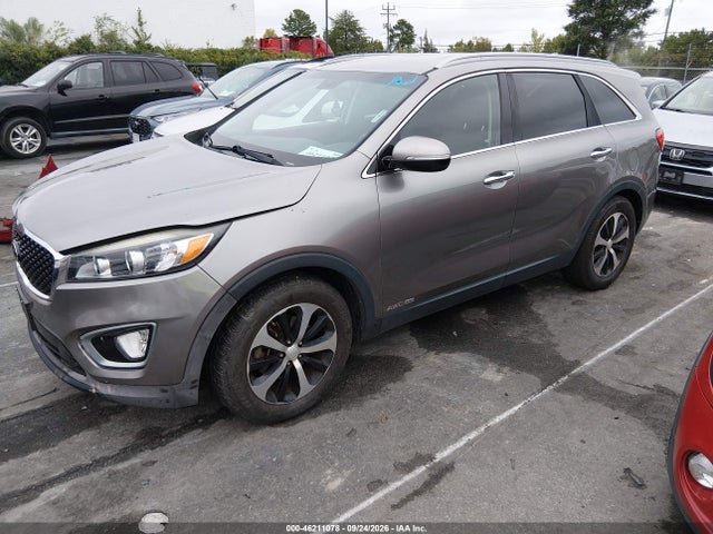 46211078 :رقم المزاد ، 5XYPHDA5XGG155510 vin ، 2016 Kia Sorento 3.3l Ex مزاد بيع