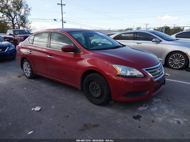 Продаж на аукціоні авто 2013 Nissan Sentra S, vin: 3N1AB7AP0DL724754, номер лоту: 46211215