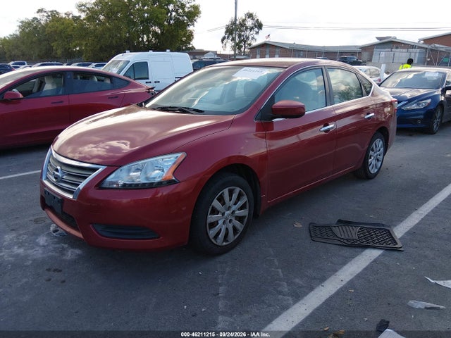 2013 Nissan Sentra S მანქანა იყიდება აუქციონზე, vin: 3N1AB7AP0DL724754, აუქციონის ნომერი: 46211215