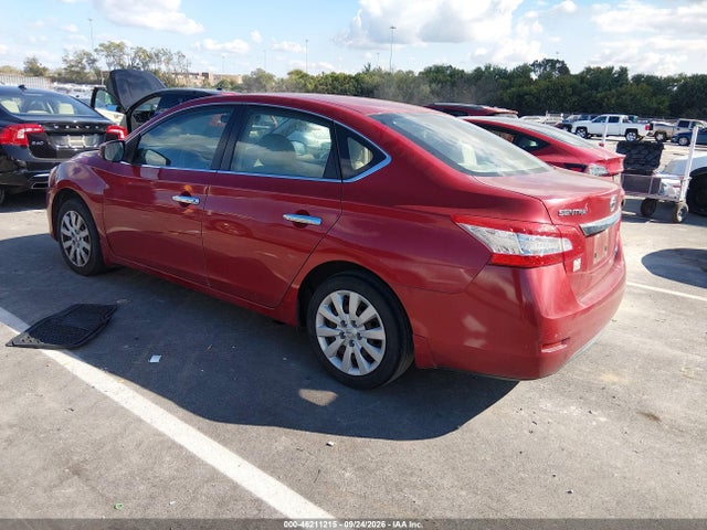 2013 Nissan Sentra S მანქანა იყიდება აუქციონზე, vin: 3N1AB7AP0DL724754, აუქციონის ნომერი: 46211215