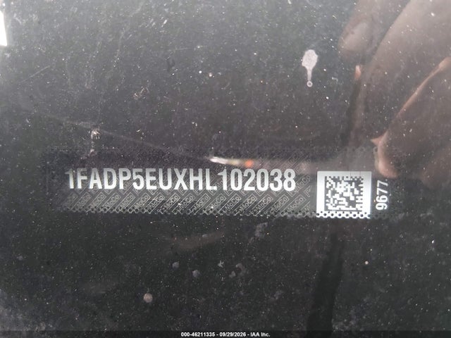 46211335 :رقم المزاد ، 1FADP5EUXHL102038 vin ، 2017 Ford C-max Energi Se مزاد بيع