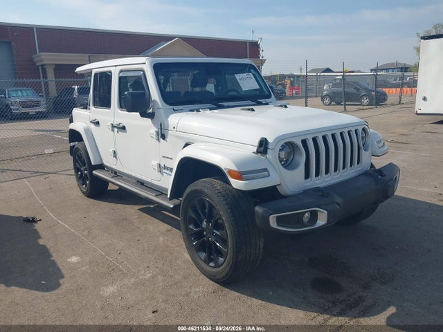 Продаж на аукціоні авто 2021 Jeep Wrangler 4xe Unlimited Sahara 4x4, vin: 1C4JJXP65MW747942, номер лоту: 46211534