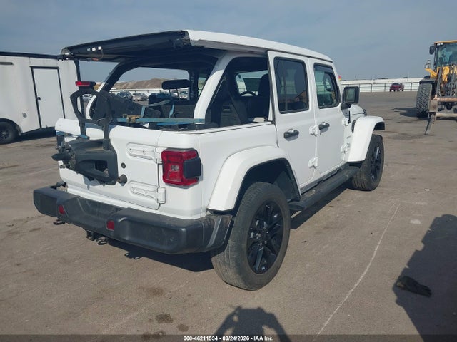 Продаж на аукціоні авто 2021 Jeep Wrangler 4xe Unlimited Sahara 4x4, vin: 1C4JJXP65MW747942, номер лоту: 46211534