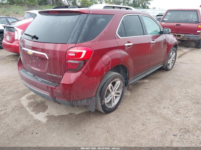 46211550 :رقم المزاد ، 2GNFLGEK1G6254197 vin ، 2016 Chevrolet Equinox Ltz مزاد بيع