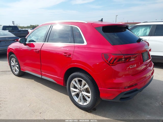 Aukcja sprzedaży 2024 Audi Q3 Premium 45 Tfsi S Line Quattro Tiptronic, vin: WA1DECF39R1085492, numer aukcji: 46211552