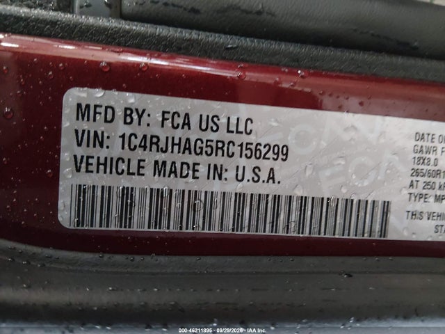 Продажа на аукционе авто 2024 Jeep Grand Cherokee Altitude X 4x4, vin: 1C4RJHAG5RC156299, номер лота: 46211895