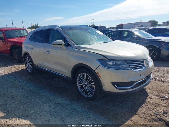 Продажа на аукционе авто 2016 Lincoln Mkx Reserve, vin: 2LMTJ6LR8GBL46068, номер лота: 46212112