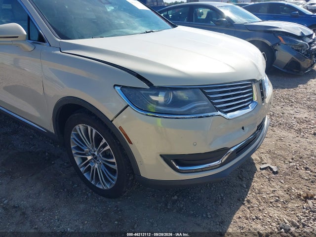 Продажа на аукционе авто 2016 Lincoln Mkx Reserve, vin: 2LMTJ6LR8GBL46068, номер лота: 46212112