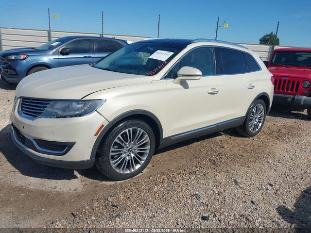 Продажа на аукционе авто 2016 Lincoln Mkx Reserve, vin: 2LMTJ6LR8GBL46068, номер лота: 46212112