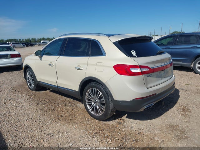 Продажа на аукционе авто 2016 Lincoln Mkx Reserve, vin: 2LMTJ6LR8GBL46068, номер лота: 46212112