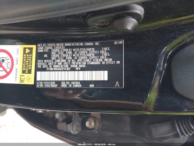 2010 Lexus Rx 350 მანქანა იყიდება აუქციონზე, vin: 2T2BK1BA4AC014369, აუქციონის ნომერი: 46212131