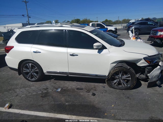 Продаж на аукціоні авто 2018 Nissan Pathfinder Platinum, vin: 5N1DR2MN8JC660663, номер лоту: 46212141