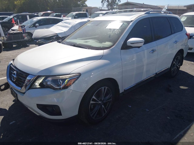Продаж на аукціоні авто 2018 Nissan Pathfinder Platinum, vin: 5N1DR2MN8JC660663, номер лоту: 46212141