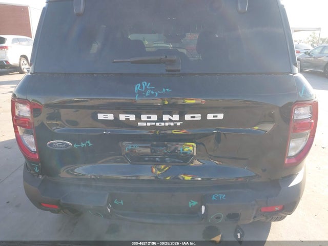2025 Ford Bronco Sport Big Bend მანქანა იყიდება აუქციონზე, vin: 3FMCR9BN5SRF60451, აუქციონის ნომერი: 46212196
