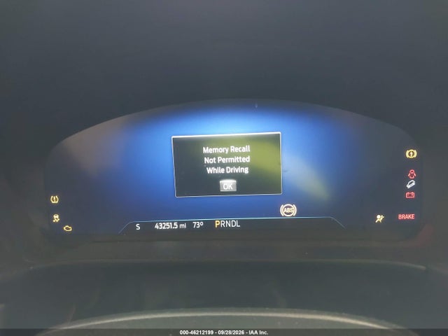 46212199 :رقم المزاد ، 1FMCU0DZXLUA70656 vin ، 2020 Ford Escape Titanium Hybrid مزاد بيع