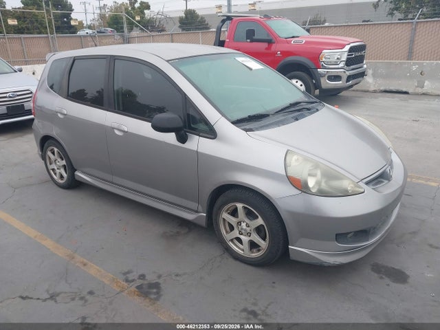 46212353 :رقم المزاد ، JHMGD37687S038278 vin ، 2007 Honda Fit Sport مزاد بيع
