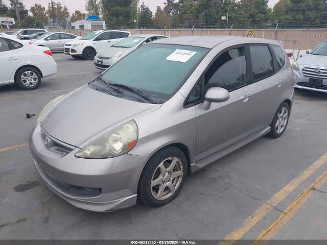 46212353 :رقم المزاد ، JHMGD37687S038278 vin ، 2007 Honda Fit Sport مزاد بيع