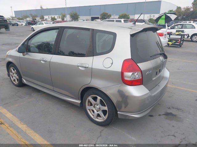 46212353 :رقم المزاد ، JHMGD37687S038278 vin ، 2007 Honda Fit Sport مزاد بيع