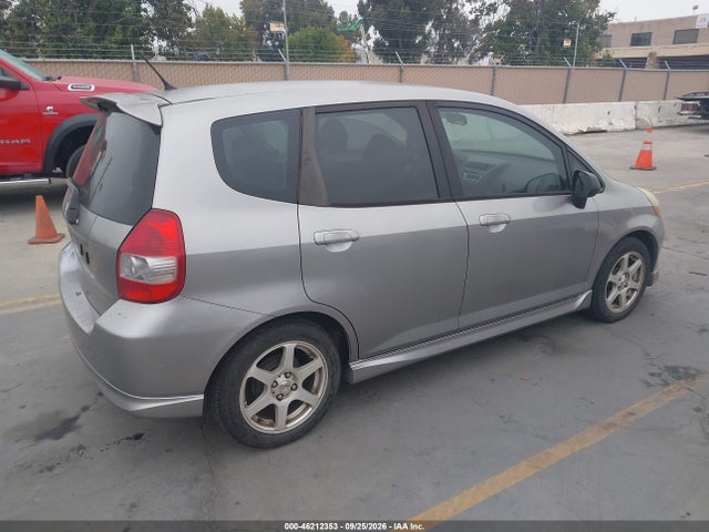 46212353 :رقم المزاد ، JHMGD37687S038278 vin ، 2007 Honda Fit Sport مزاد بيع