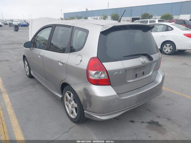 46212353 :رقم المزاد ، JHMGD37687S038278 vin ، 2007 Honda Fit Sport مزاد بيع