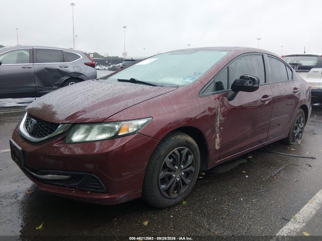 Продажа на аукционе авто 2013 Honda Civic Lx, vin: 2HGFB2F57DH600052, номер лота: 46212563