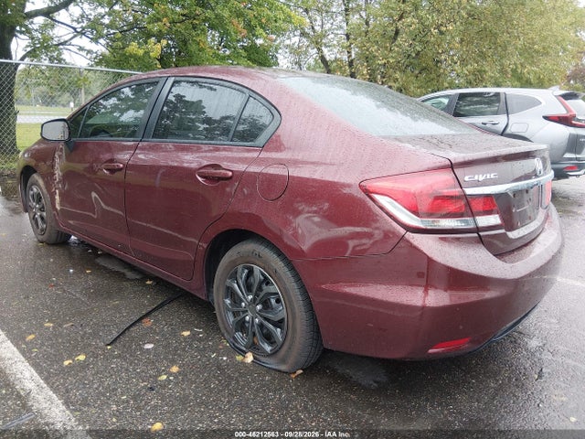 Продажа на аукционе авто 2013 Honda Civic Lx, vin: 2HGFB2F57DH600052, номер лота: 46212563