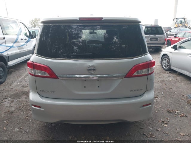 46212628 :رقم المزاد ، JN8AE2KP7F9126439 vin ، 2015 Nissan Quest Platinum مزاد بيع
