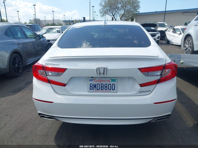 Продажа на аукционе авто 2019 Honda Accord Sport, vin: 1HGCV1F34KA111011, номер лота: 46212670