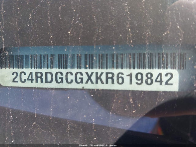 Продаж на аукціоні авто 2019 Dodge Grand Caravan Sxt, vin: 2C4RDGCGXKR619842, номер лоту: 46212765