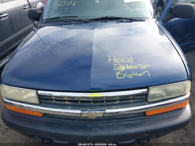 2004 Chevrolet S-10 Ls მანქანა იყიდება აუქციონზე, vin: 1GCDT13XX4K131678, აუქციონის ნომერი: 46212774