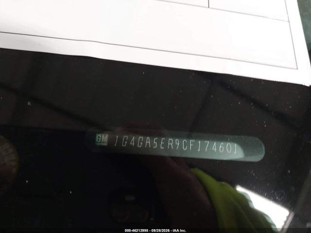 46212998 :رقم المزاد ، 1G4GA5ER9CF174601 vin ، 2012 Buick Lacrosse مزاد بيع