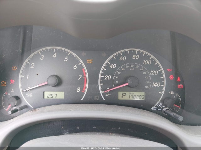 46213127 :رقم المزاد ، JTDBL40E099062087 vin ، 2009 Toyota Corolla Le مزاد بيع