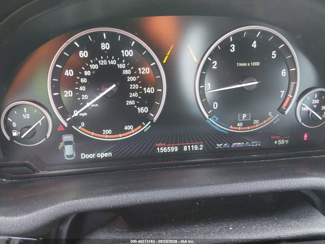 Aukcja sprzedaży 2018 Bmw X4 M40i, vin: 5UXXW7C58J0W64155, numer aukcji: 46213162