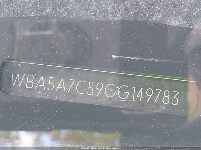 46213205 :رقم المزاد ، WBA5A7C59GG149783 vin ، 2016 Bmw 528i Xdrive مزاد بيع