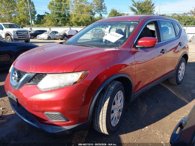 2016 Nissan Rogue S მანქანა იყიდება აუქციონზე, vin: KNMAT2MT6GP599984, აუქციონის ნომერი: 46213315