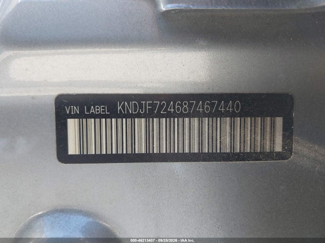 46213407 :رقم المزاد ، KNDJF724687467440 vin ، 2008 Kia Sportage Lx مزاد بيع