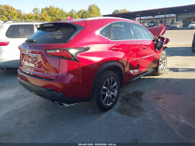 Продаж на аукціоні авто 2015 Lexus Nx 200t, vin: JTJYARBZ7F2015041, номер лоту: 46213629