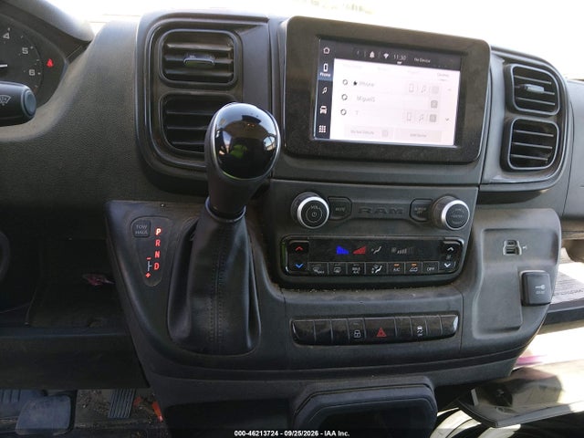 46213724 :رقم المزاد ، 3C6LRVCG1SE511999 vin ، 2025 Ram Promaster 2500 Tradesman High Roof 136 Wb W/pass Seat مزاد بيع