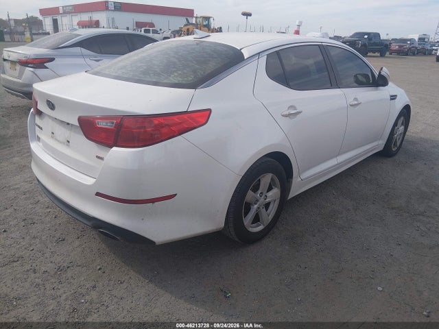 2014 Kia Optima Lx მანქანა იყიდება აუქციონზე, vin: KNAGM4A75E5516271, აუქციონის ნომერი: 46213728