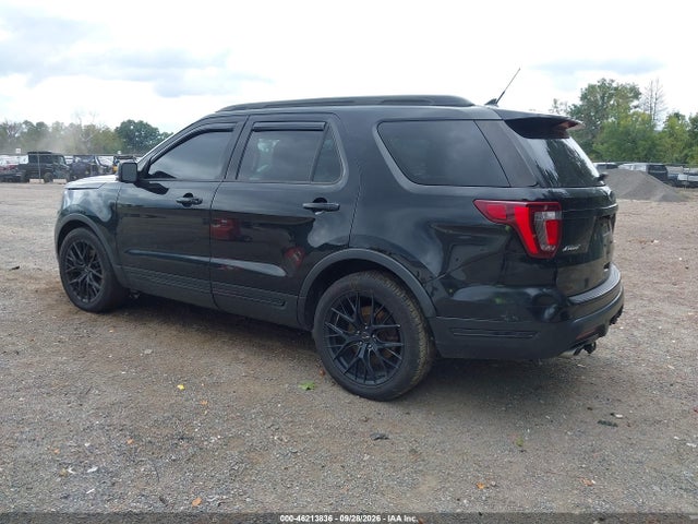 46213836 :رقم المزاد ، 1FM5K8GT3JGA40950 vin ، 2018 Ford Explorer Sport مزاد بيع