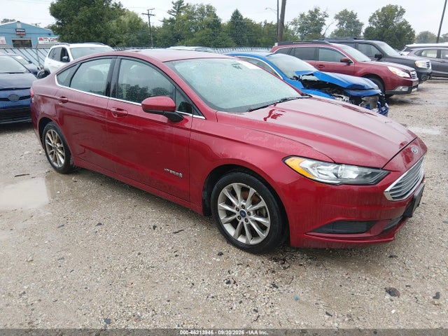 46213946 :رقم المزاد ، 3FA6P0LU1HR295633 vin ، 2017 Ford Fusion Hybrid Se مزاد بيع