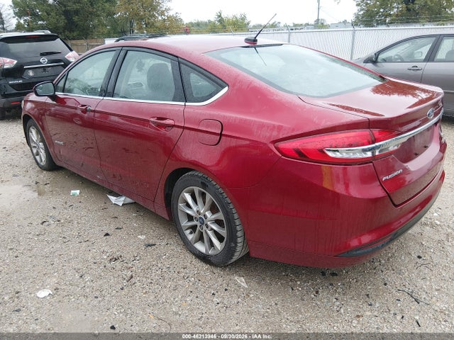 46213946 :رقم المزاد ، 3FA6P0LU1HR295633 vin ، 2017 Ford Fusion Hybrid Se مزاد بيع