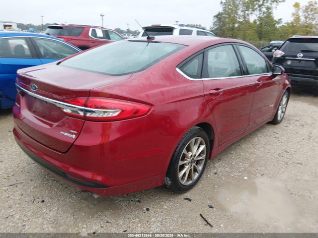 46213946 :رقم المزاد ، 3FA6P0LU1HR295633 vin ، 2017 Ford Fusion Hybrid Se مزاد بيع