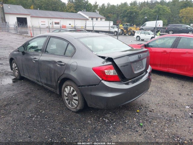 46214077 :رقم المزاد ، 2HGFB2F53CH603187 vin ، 2012 Honda Civic Lx مزاد بيع